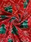1 Yard Christmas Print Crushed Velvet Fabric 4‑way Stretch Streetwear Costumes Activewear